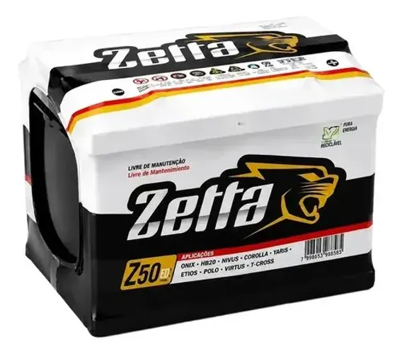 Bateria zetta 50 ah