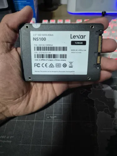 SSD Lexar 128 GB - Em ÓTIMO Estado