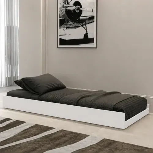 CAMA AUXILIAR BIANCA FENIX CINAMOMO, BRANCO E JATOBA - MONTAGEM E ENTREGA GRATÍS