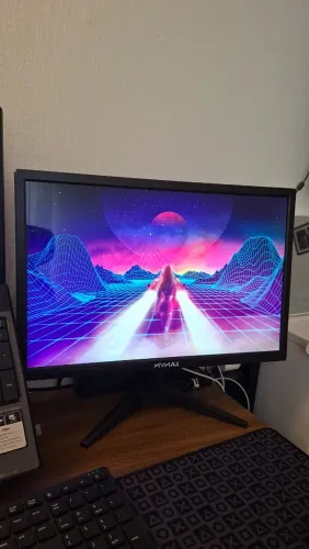 Monitor mymax 19", pouquíssimo uso - na caixa