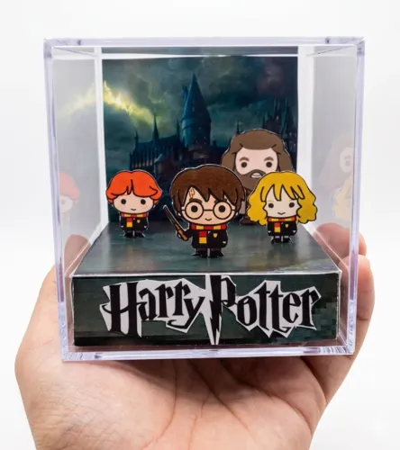 Cubo Diorama Harry Potter Artesanal Decorativo Colecionável Geek