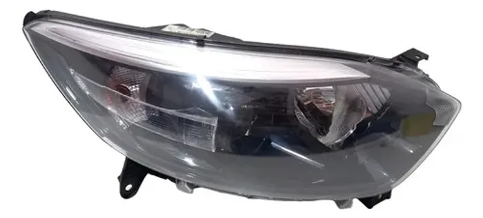 Farol Direito Captur 2017 2018 2019 2020 Friso Preto Gp Direito