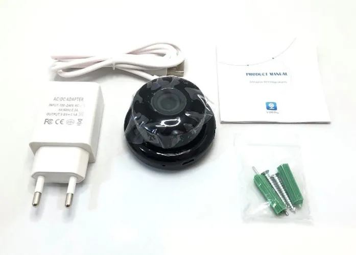 Mini Câmera IP Monitoramento Segurança HD Wi-fi Wireless Sem Fio Novo na Caixa