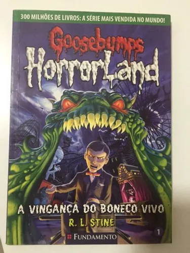 Livro Goosebumps HorrorLand-A vingança do boneco vivo