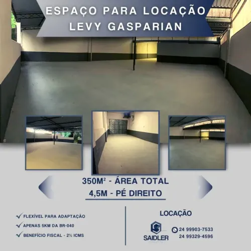 Galpão em Comendador Levy Gasparian RJ 
