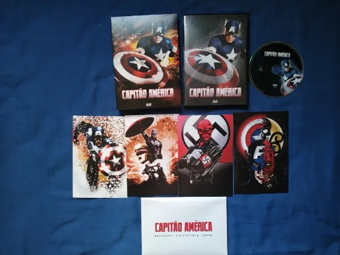 DVD Capitão América (1990) + Cards