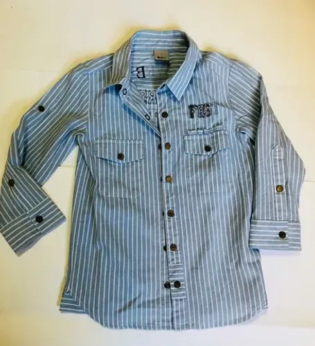Camisa infantil masc. de manga comprida marca PUC tam 4 Seminova