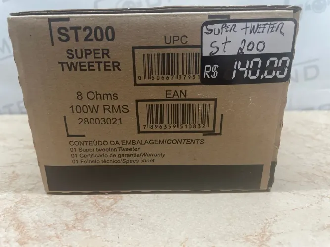 Super tweeter jbl st200 original novo na embalagem garantia instalado 