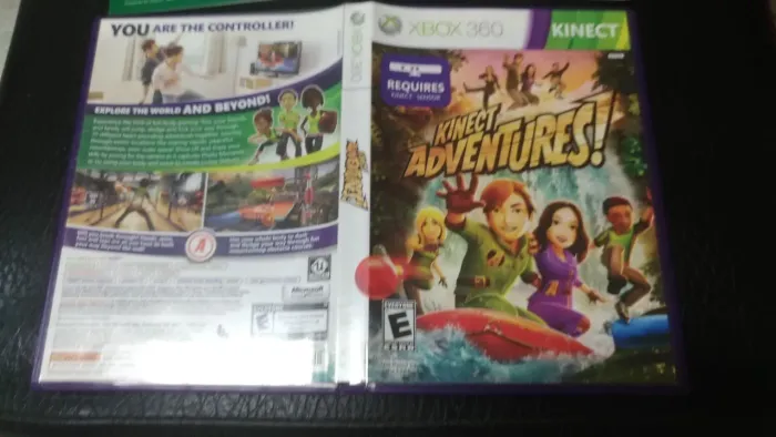 Jogo para X-Box 360 Kinect Adventures, bom estado, completo, envio qq local.