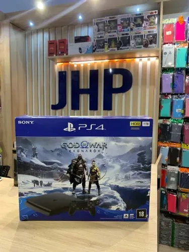 Video Game PS4 Slim Semi-Novo - 100% Revisado - Em até 12x SEM Juros