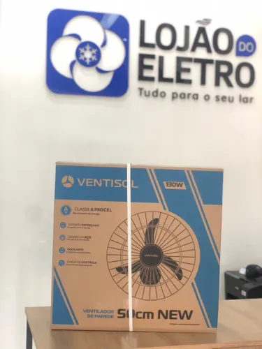 Ventilador de Parede 50cm Ventisol 130W - Novo
