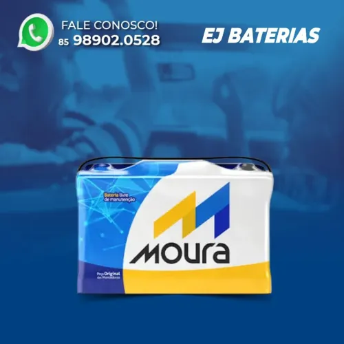Bateria 60 amperes moura Fortaleza bateria gol polo 