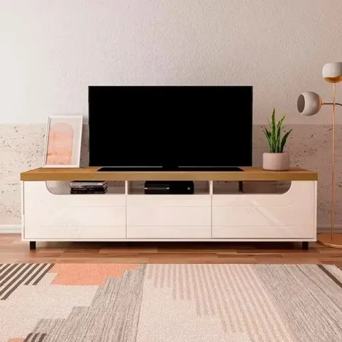 Rack Para TVs Até 80 Polegadas Portas e Gaveta 2.0M. Produto Novo Direto de Fábrica!