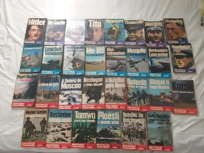 COLECAO DE livros história ilustrada dá segunda guerra