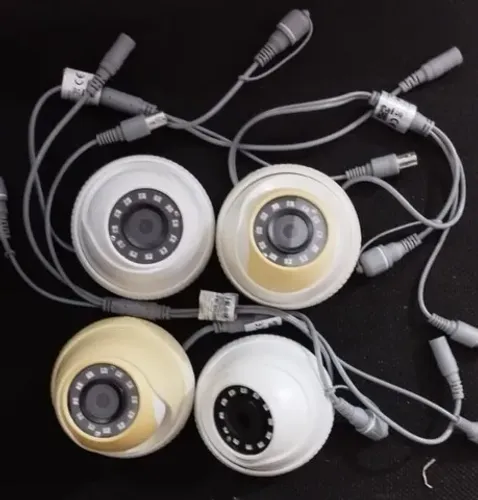 Kit sistema de monitoramento com 4 cameras usadas em perfeito estado de conservação
