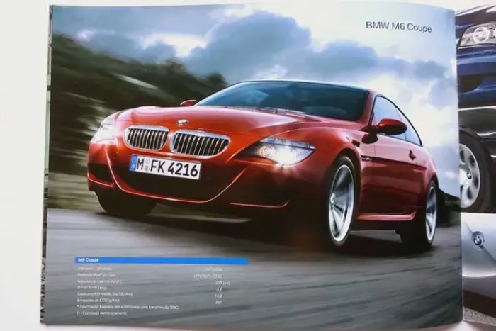 BMW 2006 - Série 1, 3, 5, 6, 7, X3, X5, Z4 - Catálogo, folder