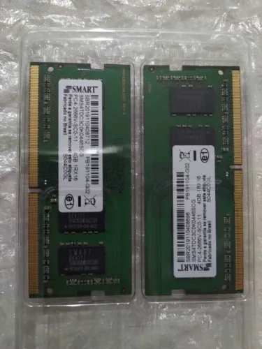 Par de Memória RAM Smart 4 Gb Ddr4 Pc4 2666 Modelo Sms4tdc3c0k0446scg