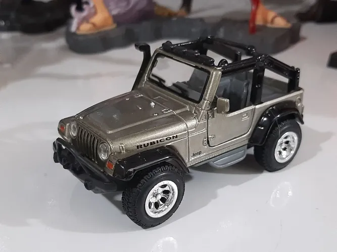 Jeep Wrangler Rubicon - Miniatura de ferro.