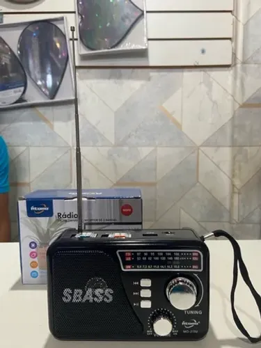 RADIO RETRO COM LANTERNA 