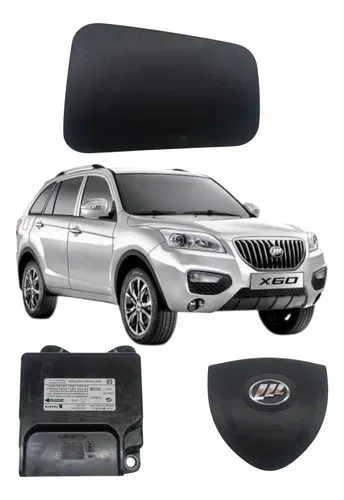 Kit Bolsa Painel Bolsa Volante Modulo Airbag Lifan X60 2016