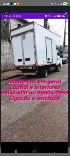 Frete mudanças em geral apartir de 100 reais