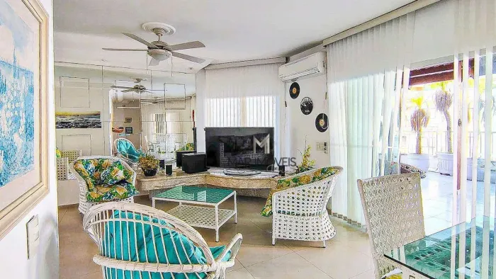 Cobertura com 3 dormitórios à venda, 193 m² por R$ 749.000,00 - Praia Tombo - Guarujá/SP