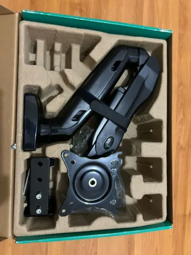 Suporte Articulado de Mesa F80N com Pistão a Gás para Monitores de 17'' a 35'' Preto ELG