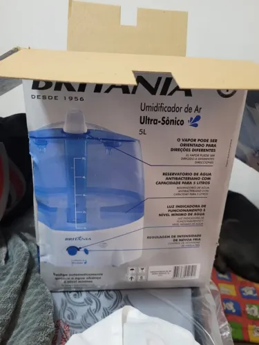 umidificador de ar ultra sonico britania 5 litros