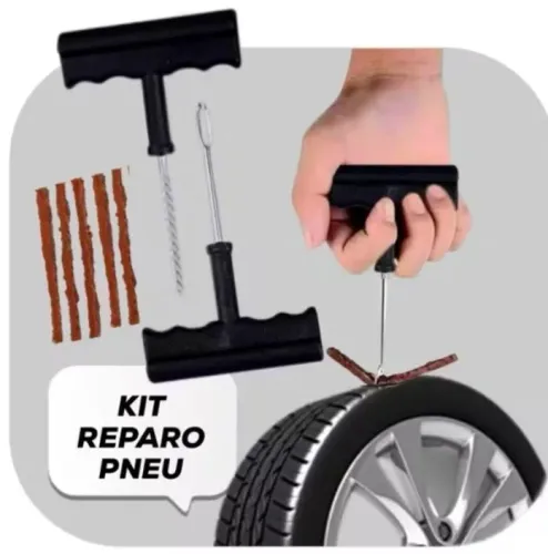 Kit remendo pneu automotivo 