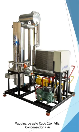Maquina de Gelo cubo 2 toneladas por dia