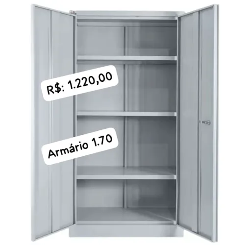 Armário de aço 1.70m - Ótimo preço!