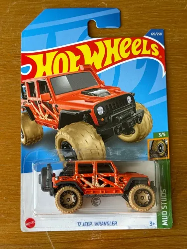 Hot Wheels '17 Jeep Wrangler Mud Studs