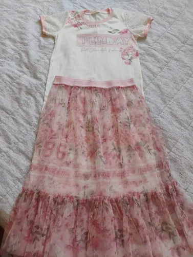 Conjunto Infantil Floral Fofo 10 anos a 12 - Perfeito para o Verão!
