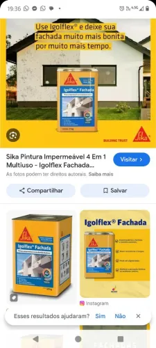 Tinta emborachada para facha Igolflex fachada 