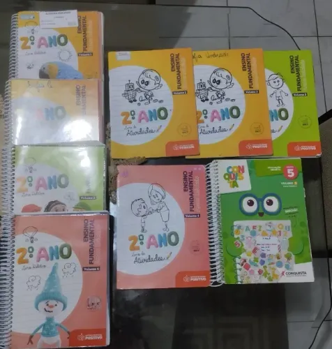 Material Didático 2 ano livros Positivo - utilizado em colégios como Pedro II
