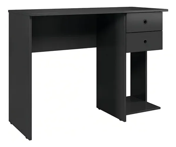 Mesa de Escritório com Gaveta - Preto