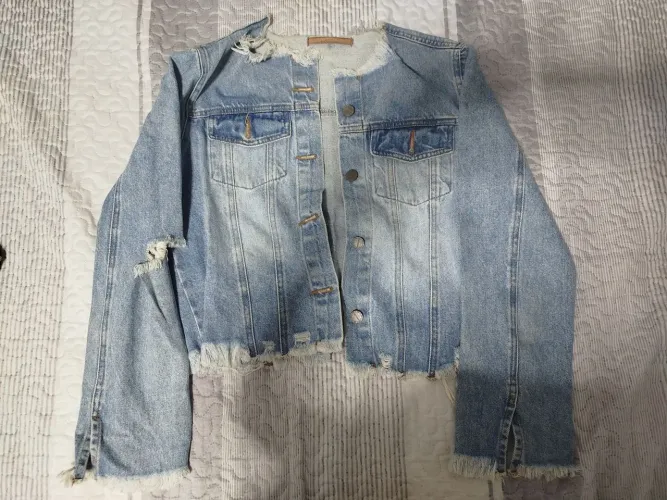 Jaqueta jeans feminina