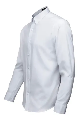 Camisa social branca masculina 