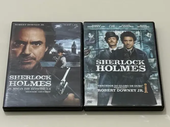 DVD - Sherlock Holmes 1 e 2 Original