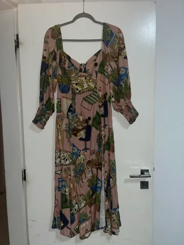 Vestido midi farm