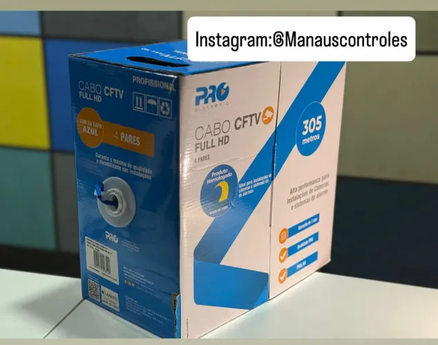 Cabo de Rede internet caixa com 305 metros 