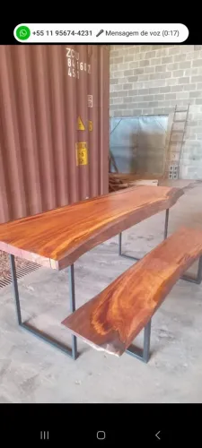 Mesa rústica chique 