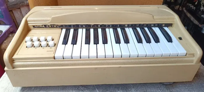 Teclado Mini Orgão Atma Estey Bom Estado Funcionando Raridade