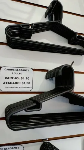 Cabide com cavas elegante 1,50un atacado 