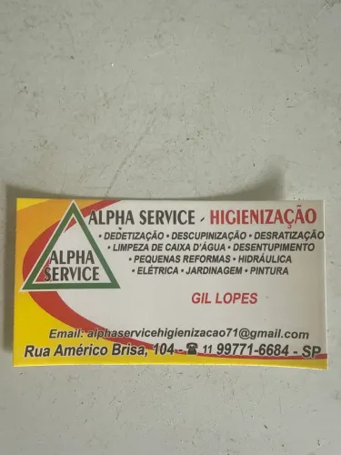 Dedetizadora Aplha Service