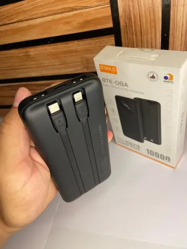 Carregador Portátil Power Bank 1000Ah BTE-08A A?Gold an4