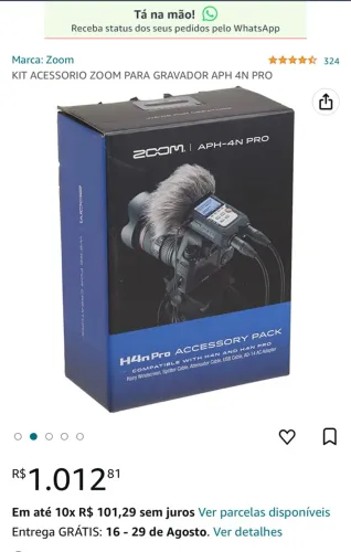 KIT ZOOM APH-4n PRO - NOVO