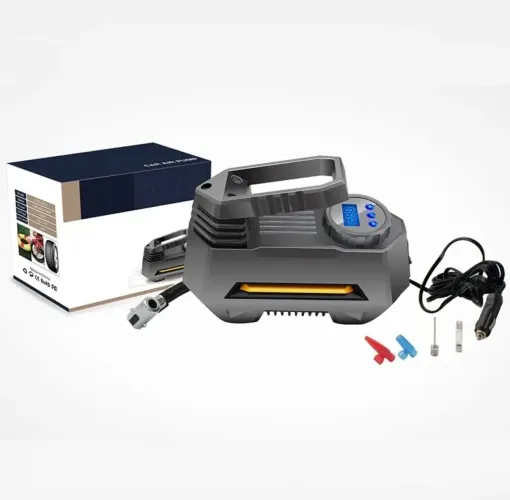 Compressor de Ar Digital para Carro 125 watts 150 psi 12v