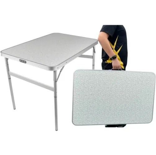 Mesa Dobrável Portátil 90x60 Maleta - Multiuso - Camping 