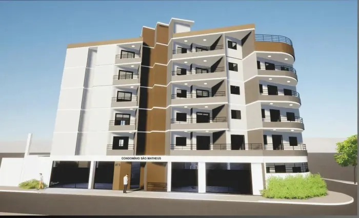 Apartamento para venda com 38 metros quadrados com 2 quartos